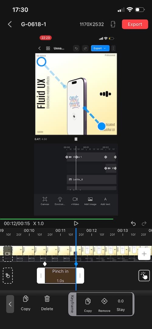 Gesture trail preview 4